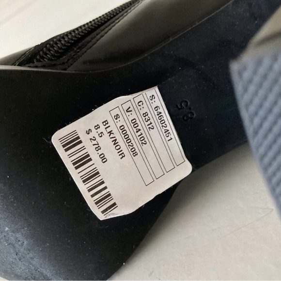 NWT Free People Jeffery Campbell Taysha Tall Black Leather Boots Sz 8.5 - Picture 7 of 7